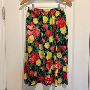 Vintage Peter Popovitch Floral Skirt